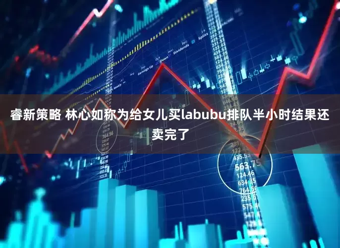 睿新策略 林心如称为给女儿买labubu排队半小时结果还卖完了